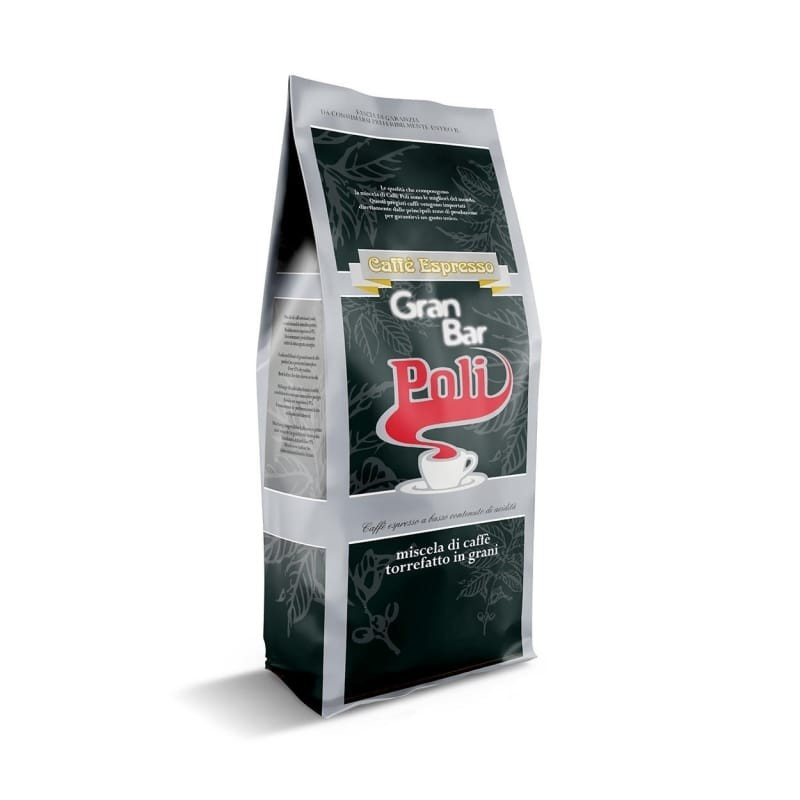 Káva zrnková POLI GRAN BAR 1kg