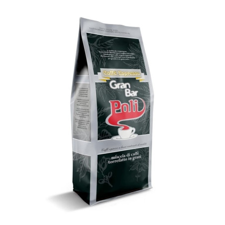 Káva zrnková POLI GRAN BAR 1kg
