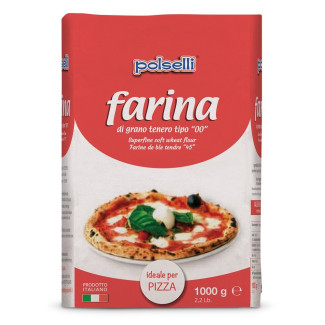 Polselli hladká múka na pizzu 1kg