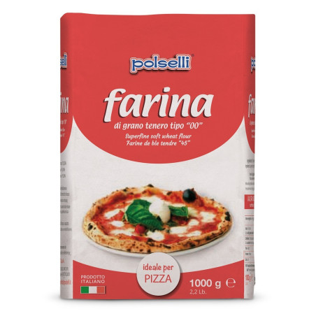 Polselli hladká múka na pizzu 1kg