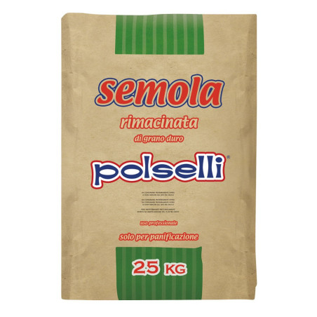 Polselli Semola Rimacinata di Grano Duro 5 kg