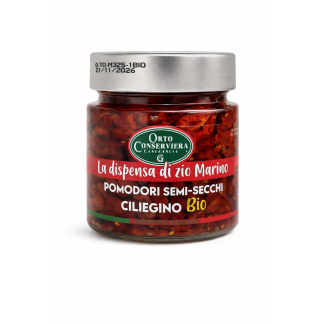 Ortoconserviera BIO polosušené cherry paradajky v oleji 240 g