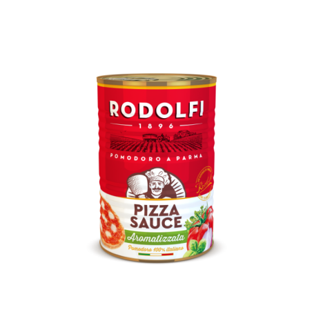Rodolfi Pizza Sauce Aromatizzata - ochutená paradajková omáčka na pizzu 400g