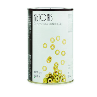 Ristoris zöld oliva szeletek 4100g