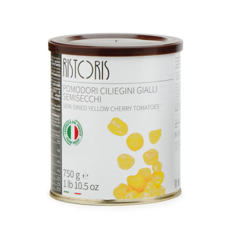 Ristoris Polosušené žlté cherry paradajky 750 g | Na pizzu